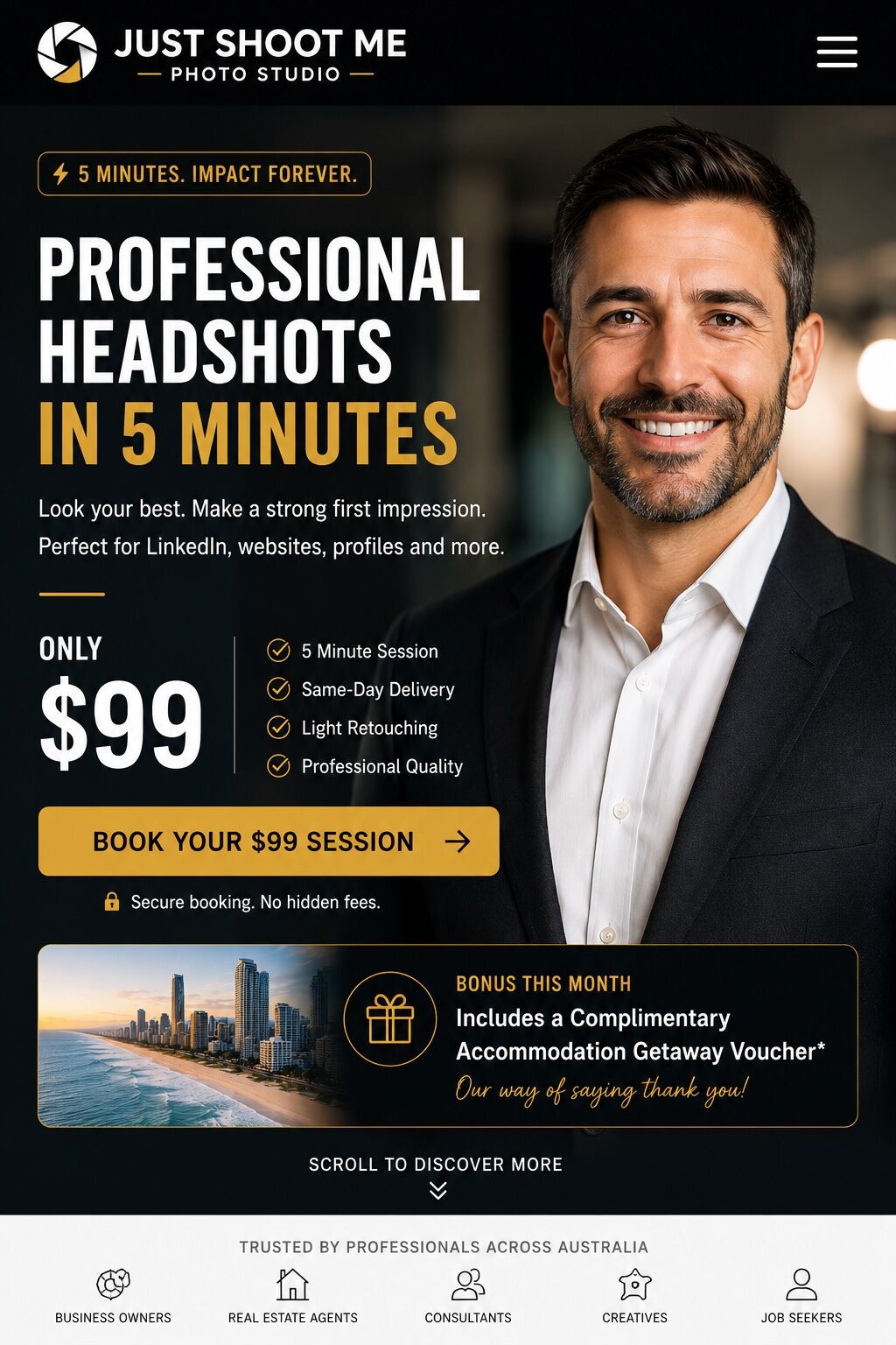 Just Shoot Me Headshots | Story-Driven Headshots & Concept Imaging   Drummoyne, Balmain, Hunters Hill, Five Dock, Leichhardt, Haberfield, Concord & Inner West