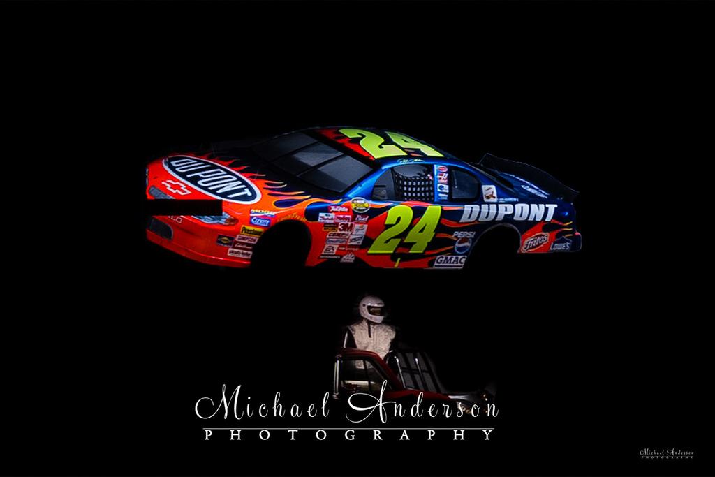Light Painting 14-Vehicles in a Garage Condo