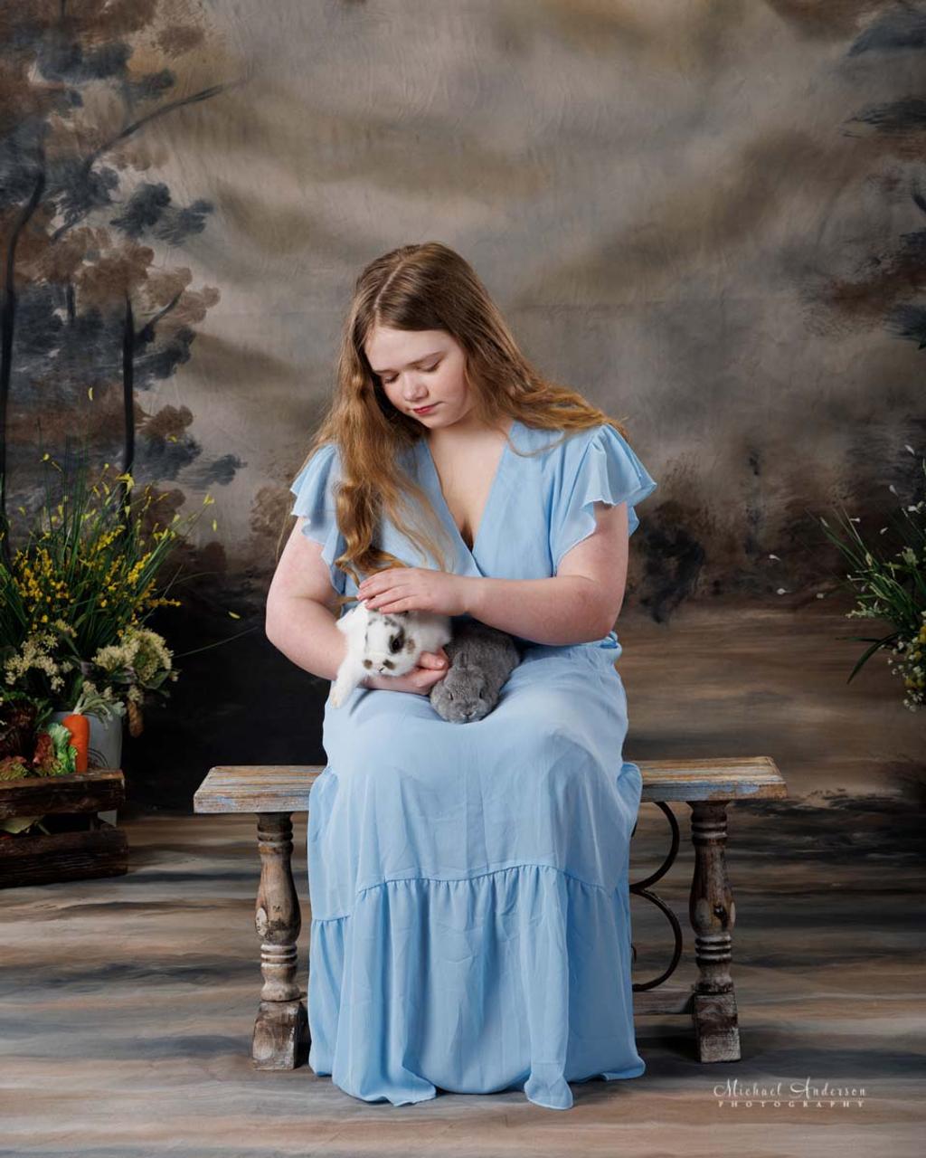 Charlotte and Alice's 2025 Easter Portraits