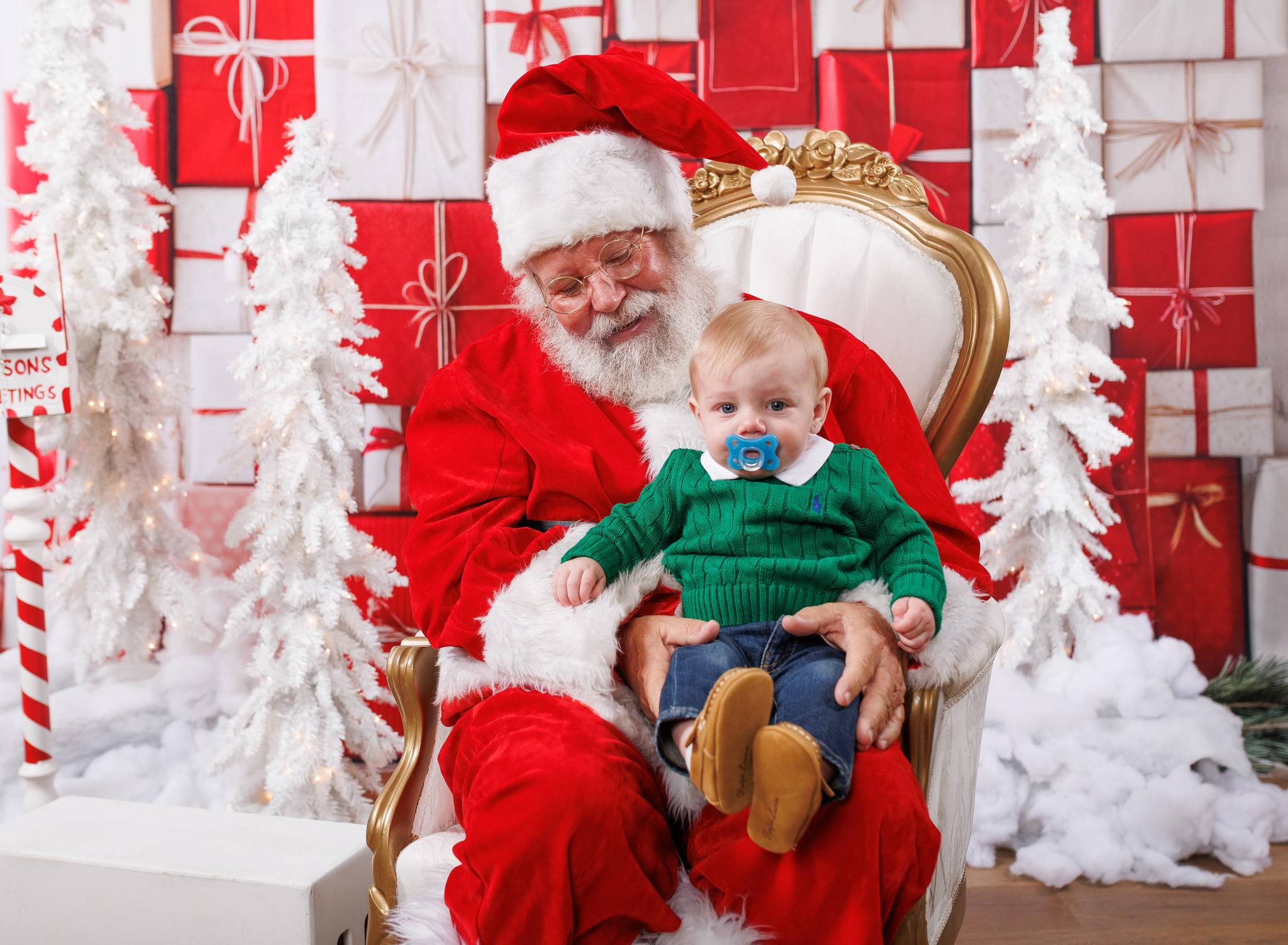 Asher & Santa