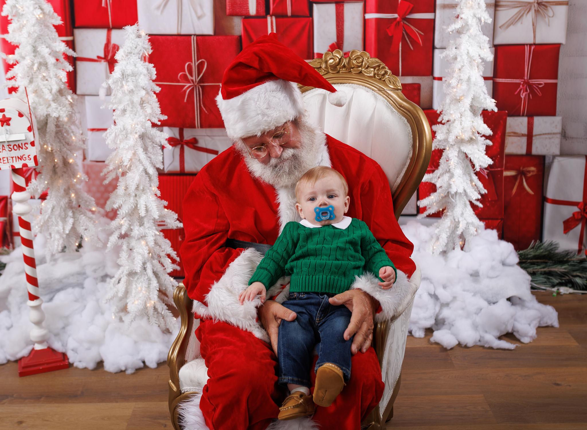 Asher & Santa