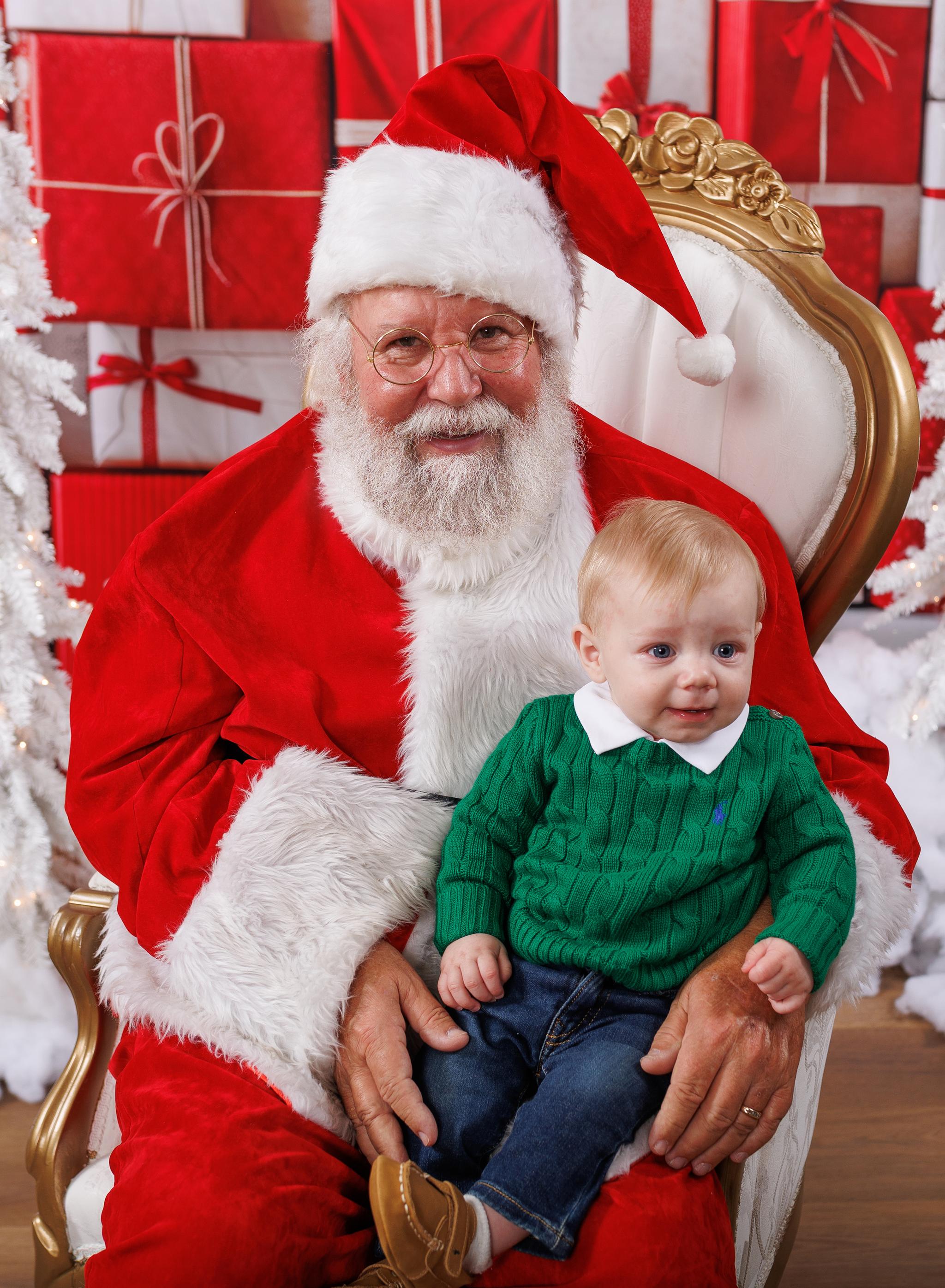 Asher & Santa
