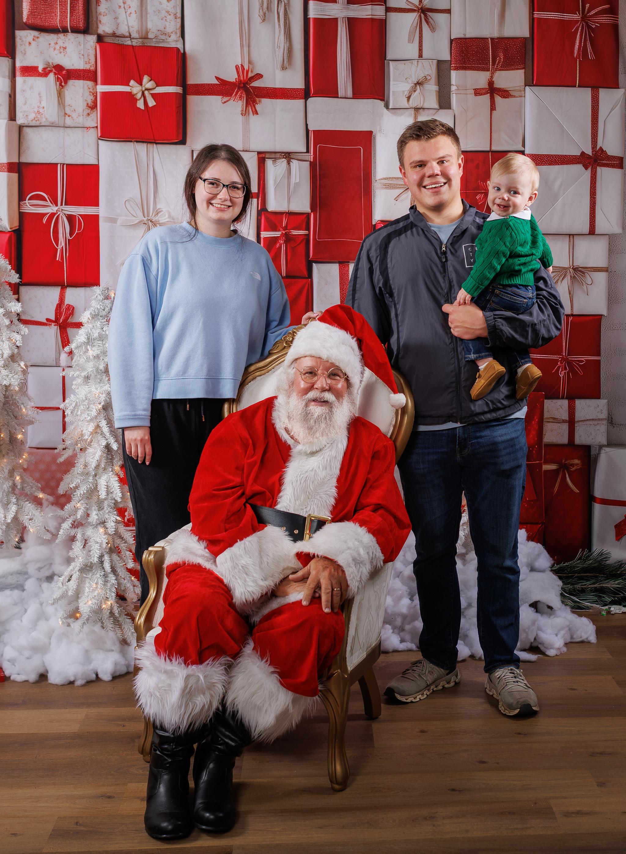 Asher & Santa