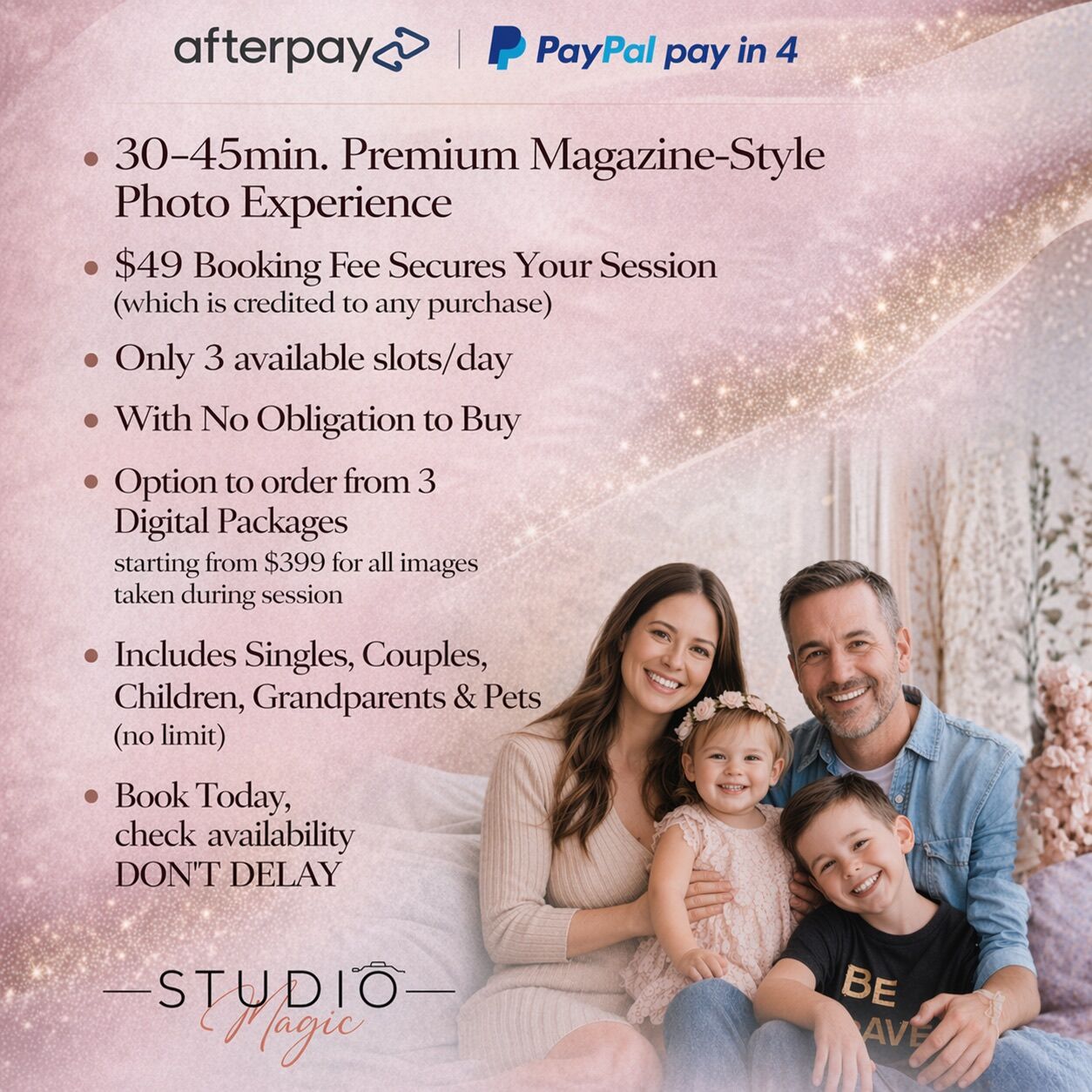 Studio Magic | Family Photographer Sydney – Magazine-Quality Photos at Home