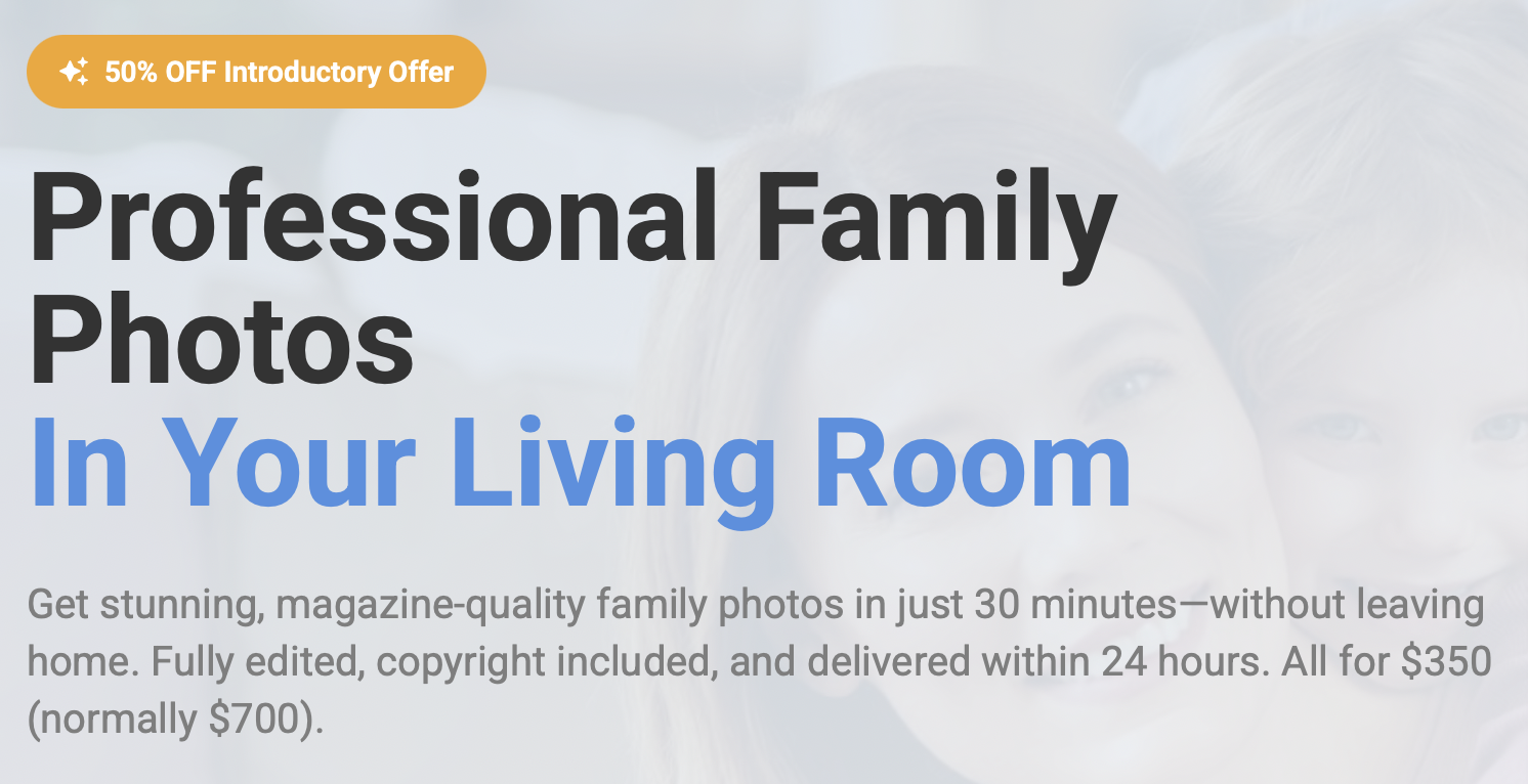 Studio Magic | Family Photographer Sydney – Magazine-Quality Photos at Home